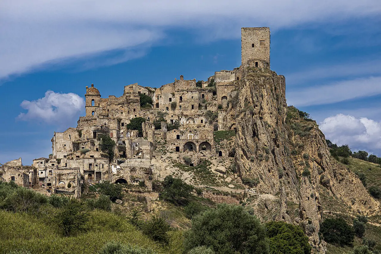 Das verlassene Dorf Craco